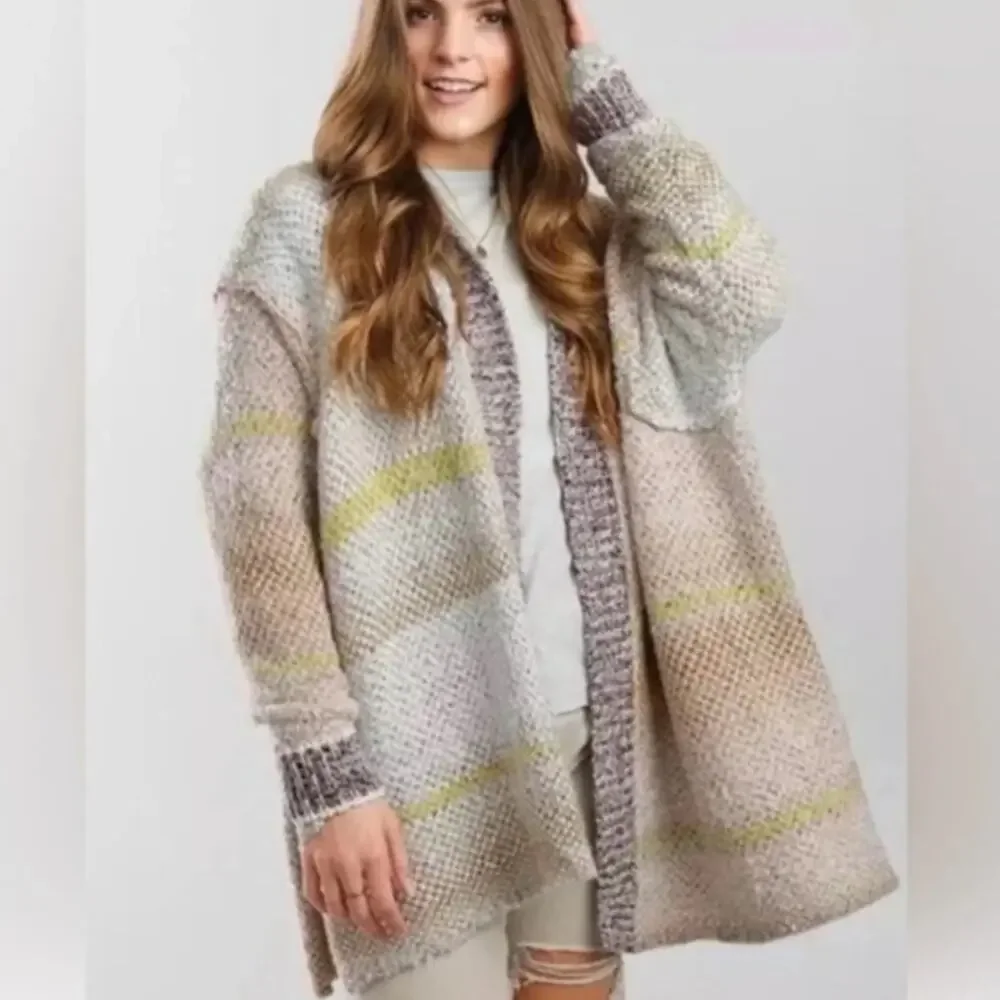 Free People Daydreamer cardigan sweater pastel boho oversized